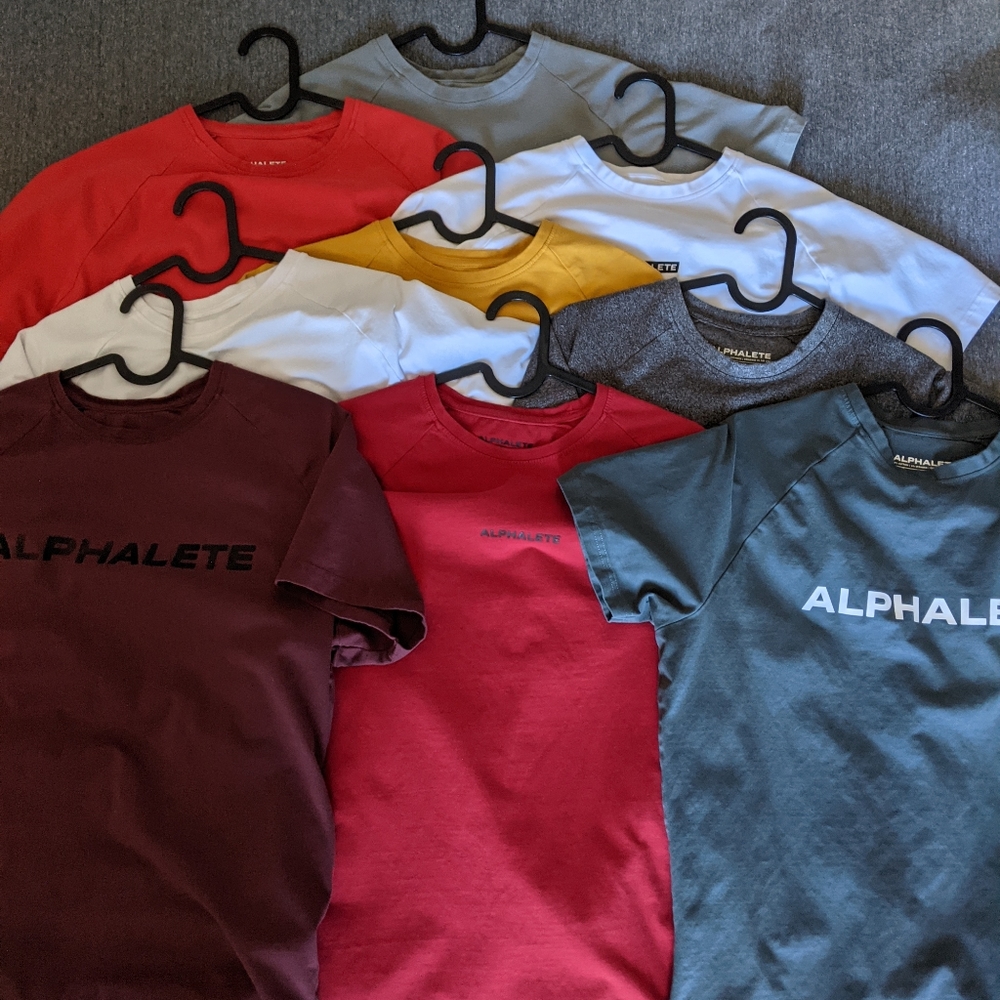 Alphalete Shirts Lot of 9